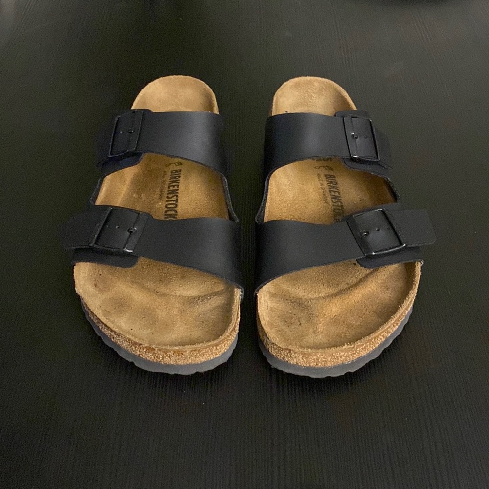 Arizona black Birkenstock size 45